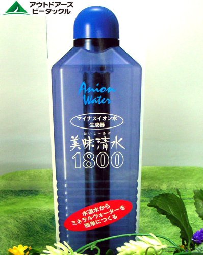 美味清水 マイナスイオン製水ボトル1.8L　-イメージ
